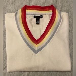 Aqua long sleeve with rainbow detail